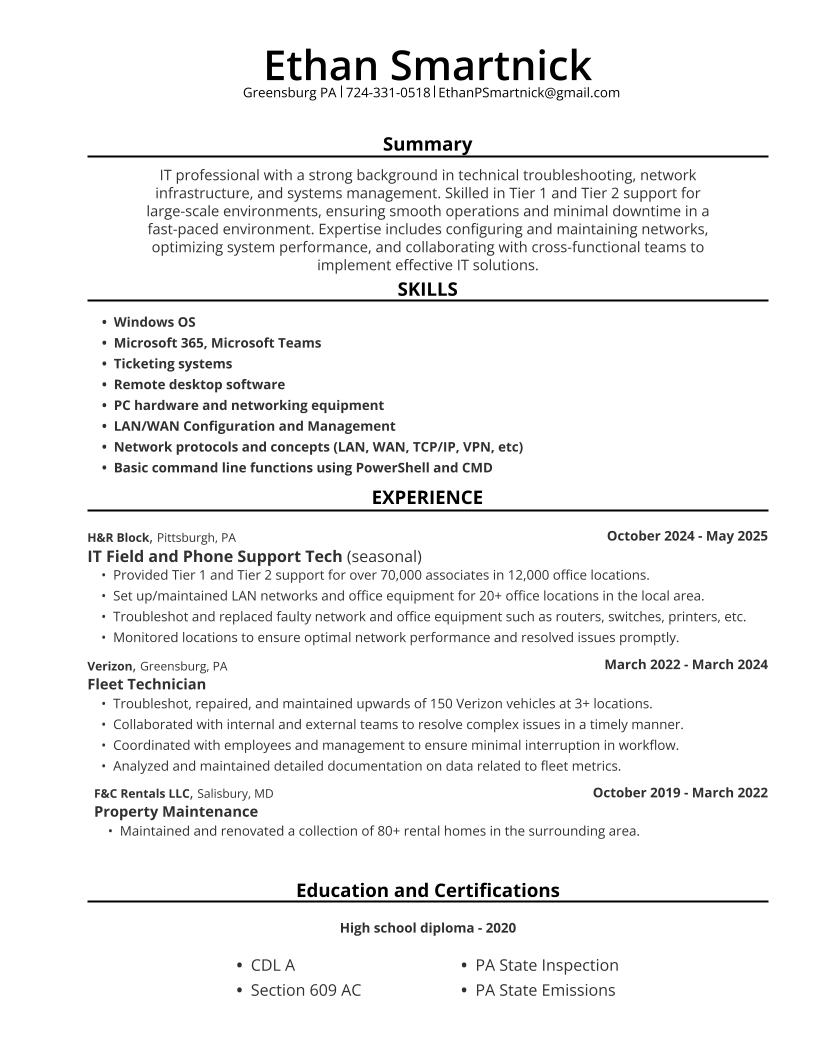 Resume