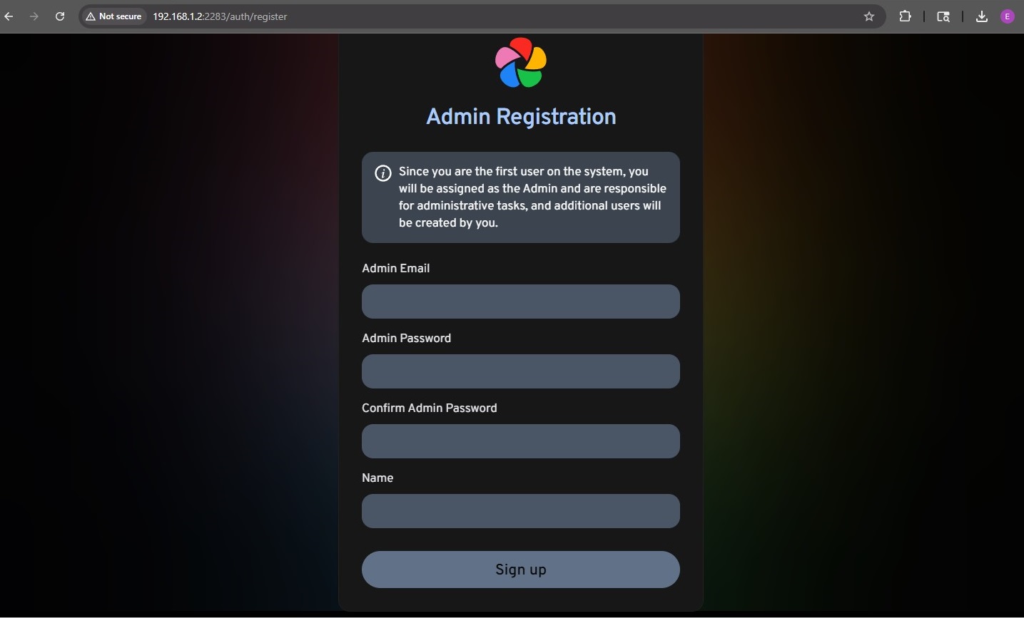 Immich Web GUI