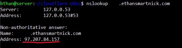 nslookup