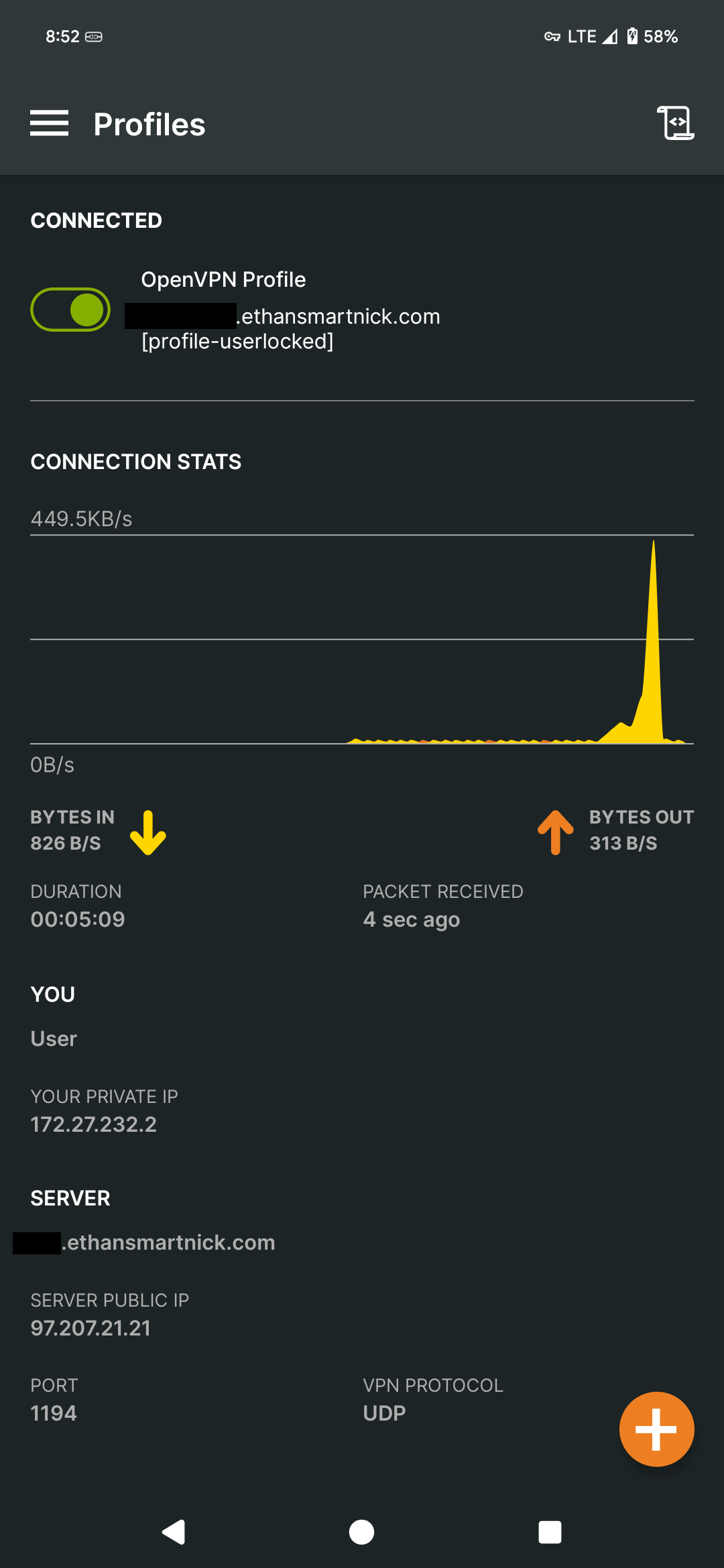 OVPN Connected