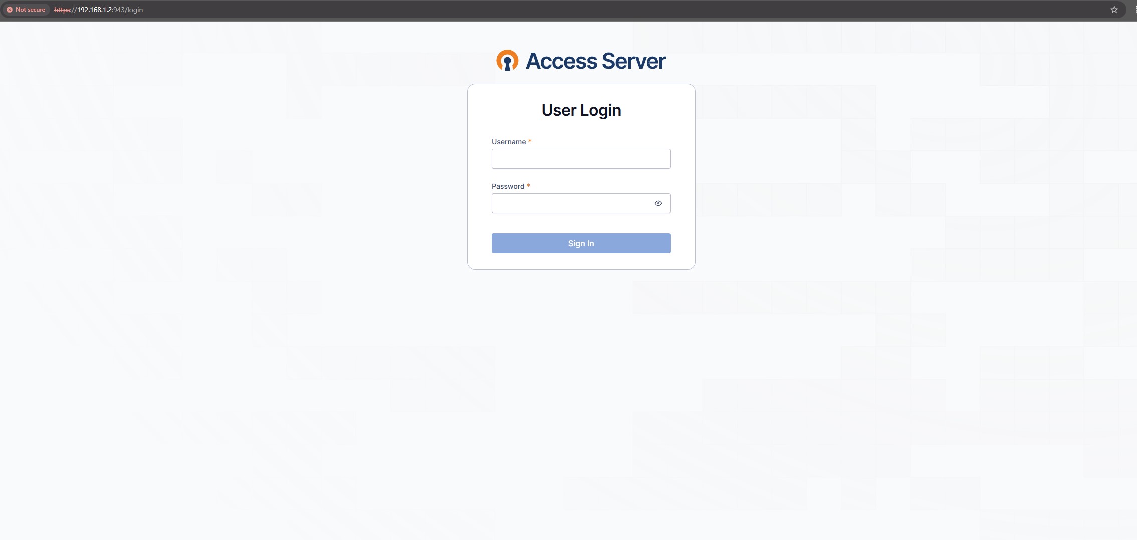 OpenVPN User Login