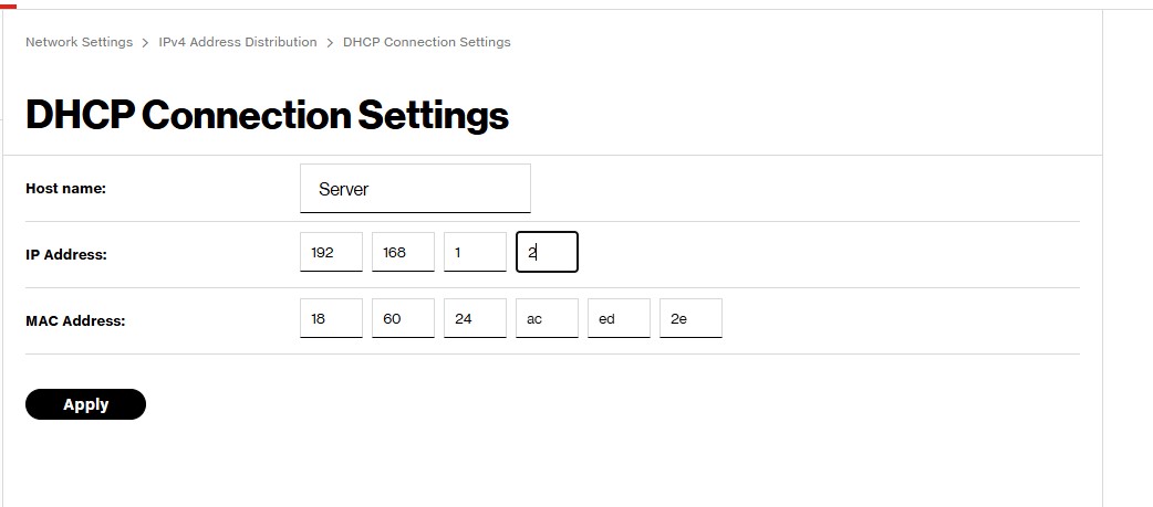 Static IP